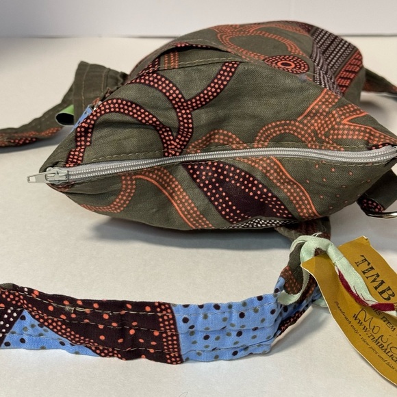 Timbali Green Patterned Women's Bag hand made - Picture 7 of 9